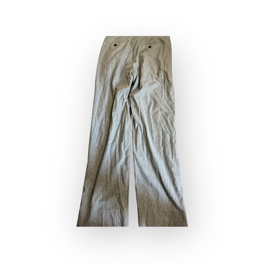 NWOT Banana Republic Women's Classic Gray and White Pinstriped Trousers Size 4 - Picture 4 of 8